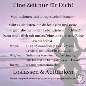 Meditation, Heilung; Sonja Müller; SookreativSOULution; BEyourEnergy; Tierkreiszeichen, Sternzeichen, Astrosophie, Coaching, ATKL,